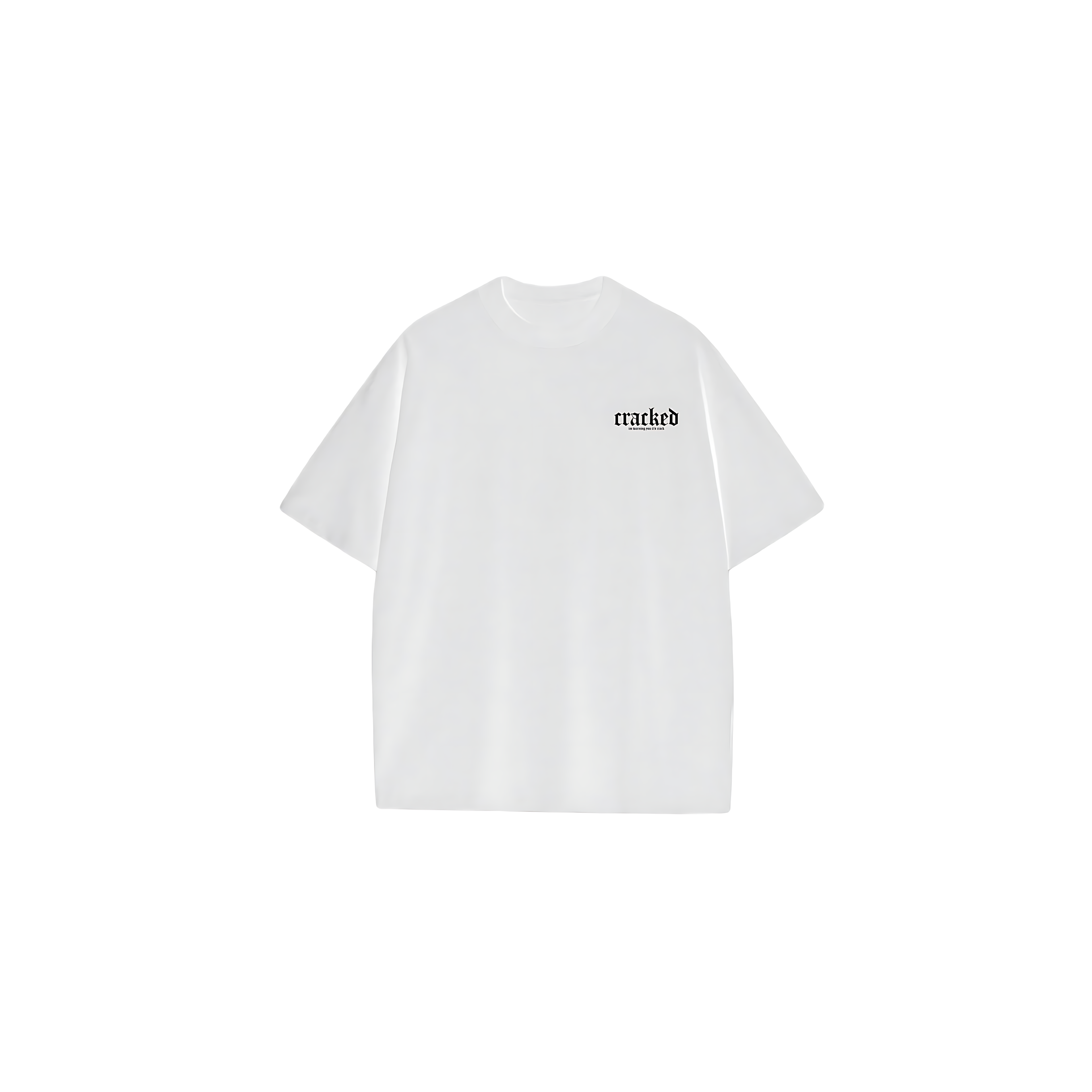 Cracked Oversized T Shirt