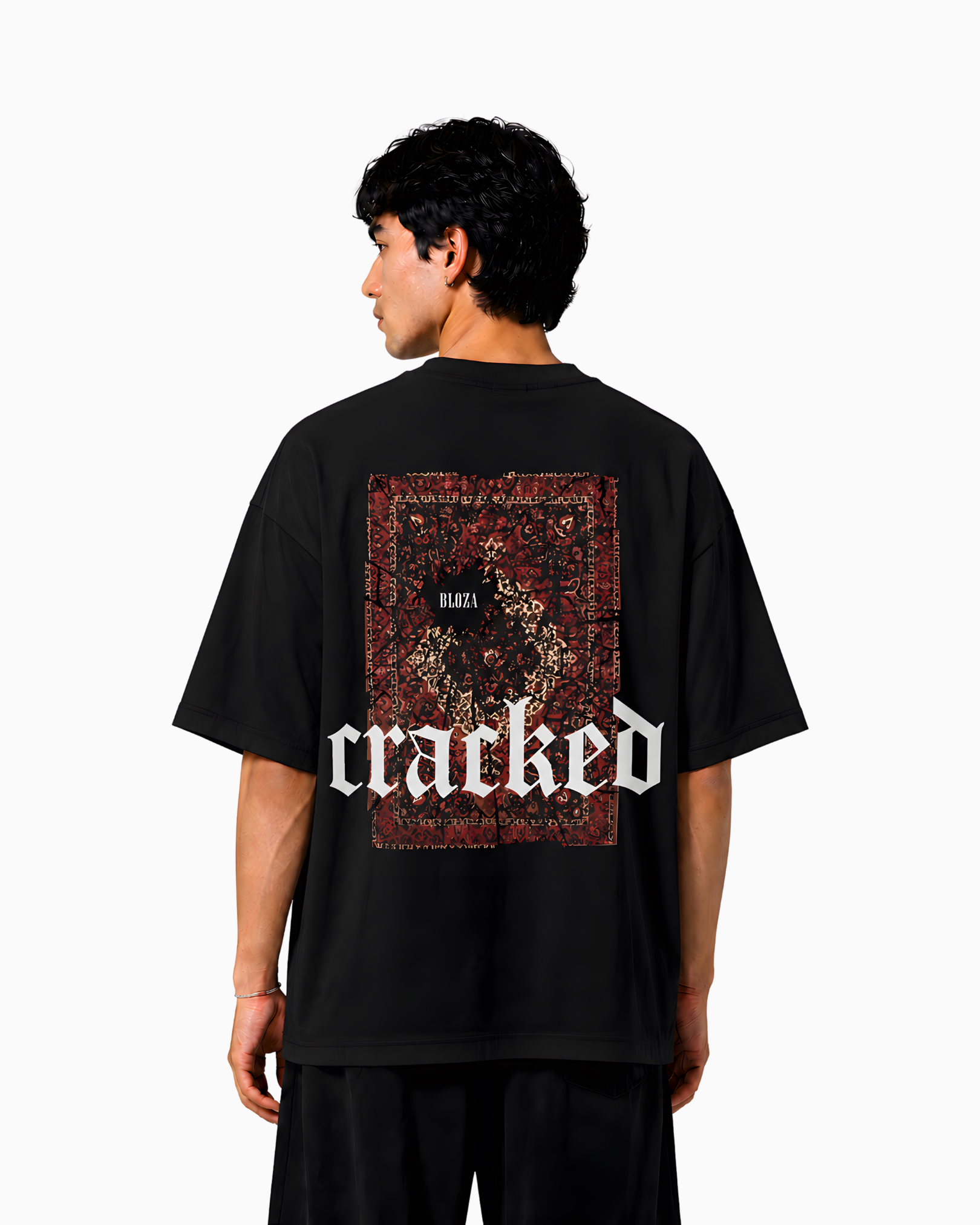 Cracked DropShoulder T Shirt