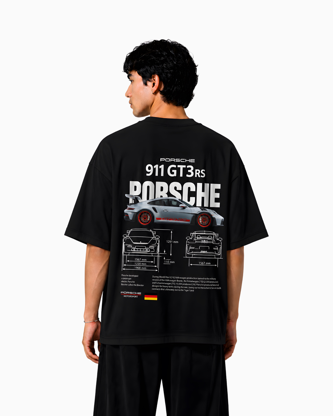 Porsche DropShoulder T Shirt