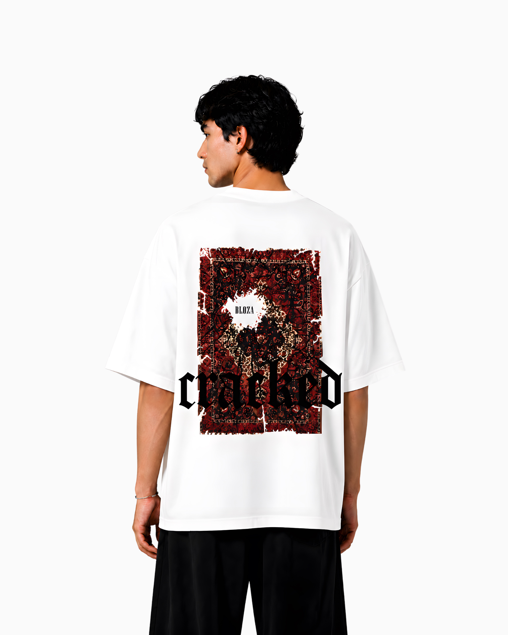 Cracked DropShoulder T Shirt