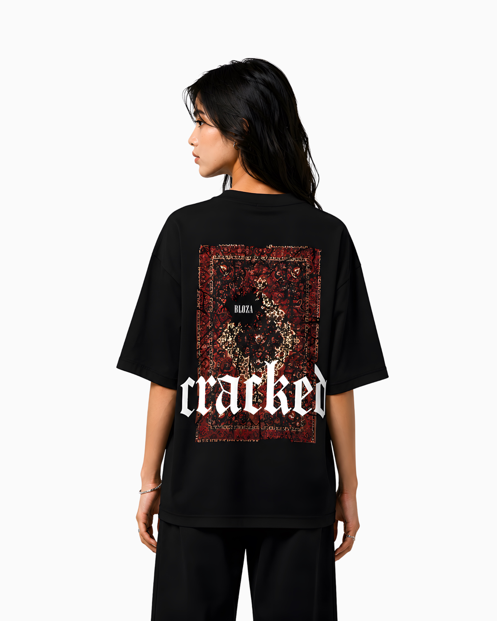 Cracked DropShoulder T Shirt