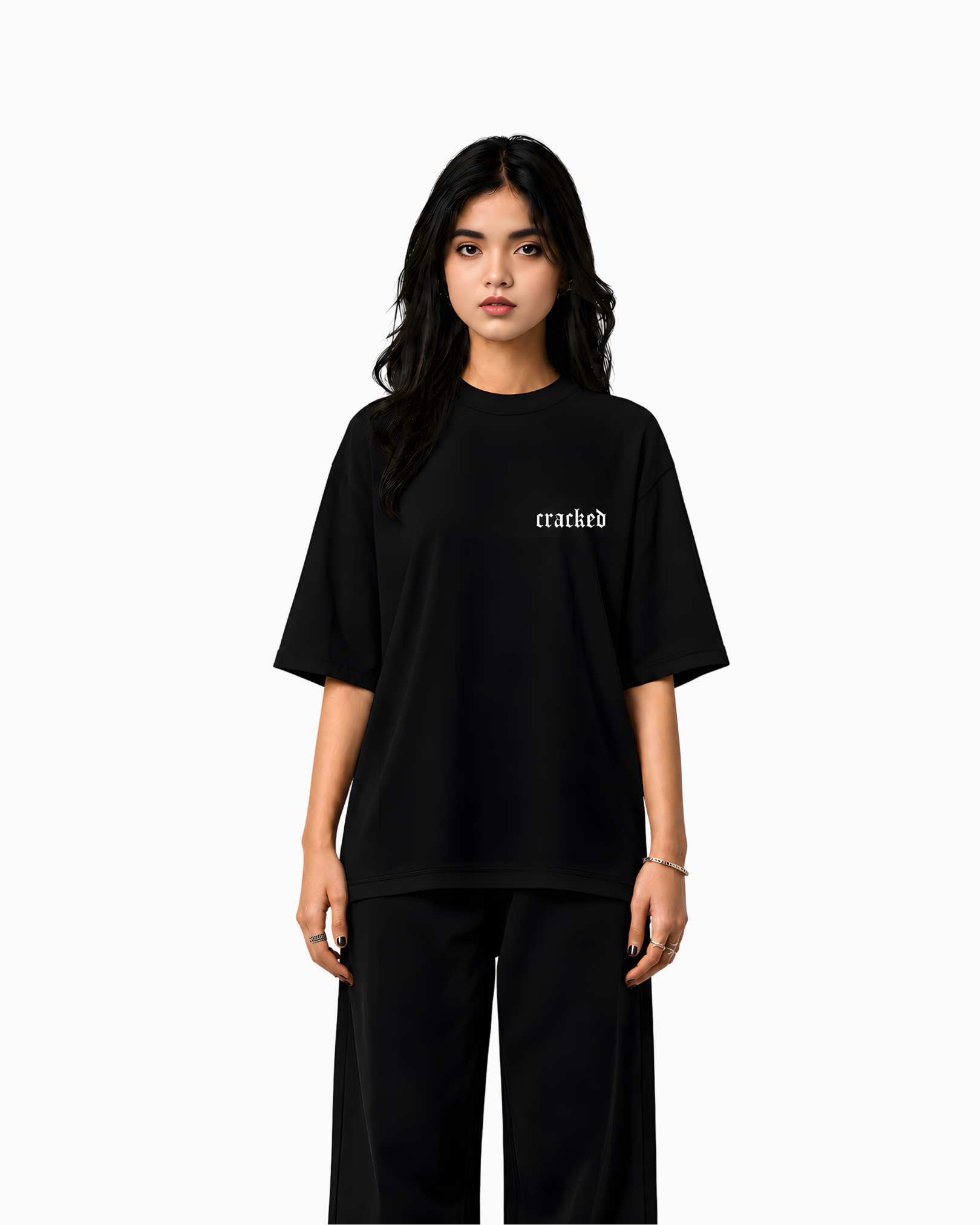 Cracked DropShoulder T Shirt
