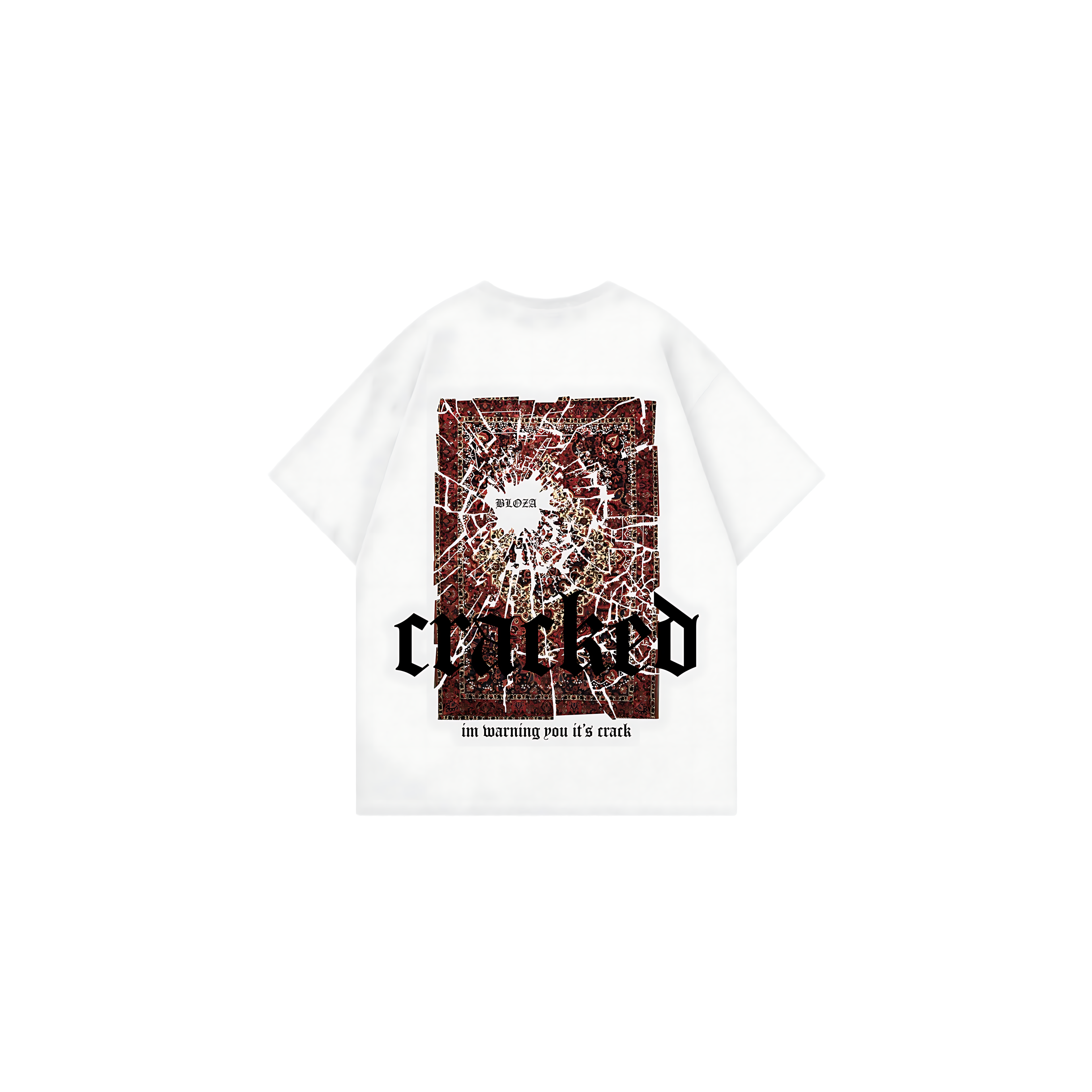 Cracked Oversized T Shirt