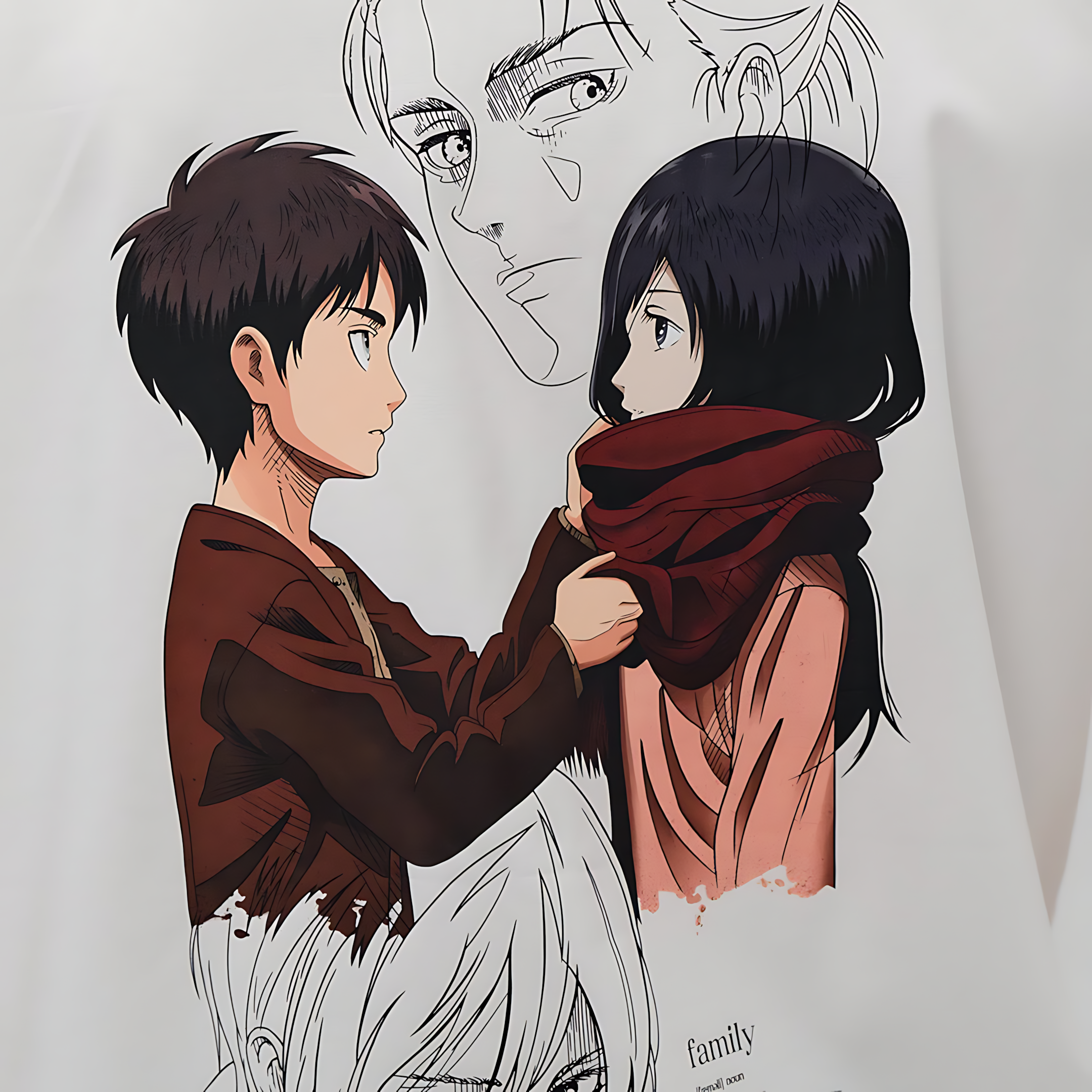 Eren & Mikasa Oversized T Shirt