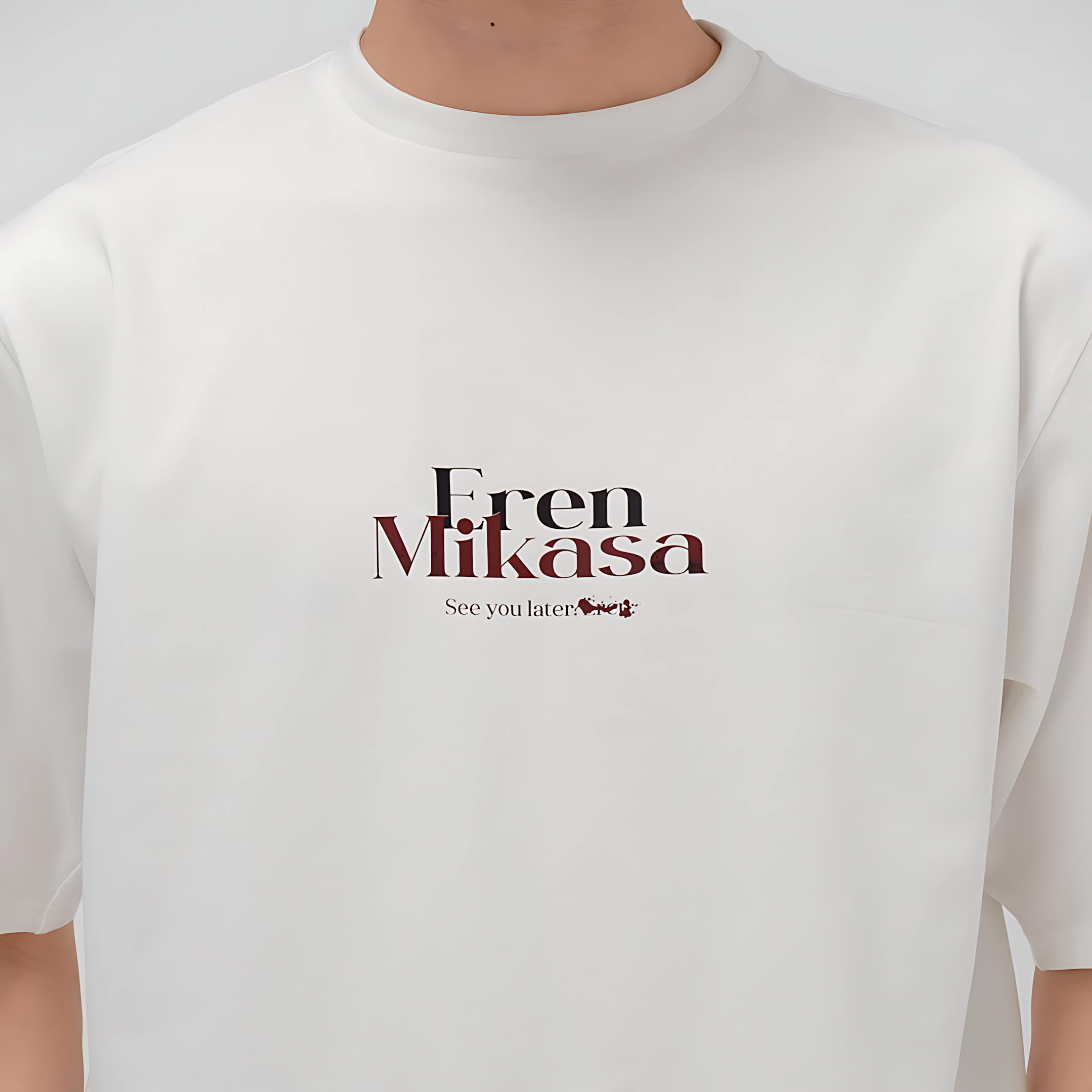 Eren & Mikasa Oversized T Shirt