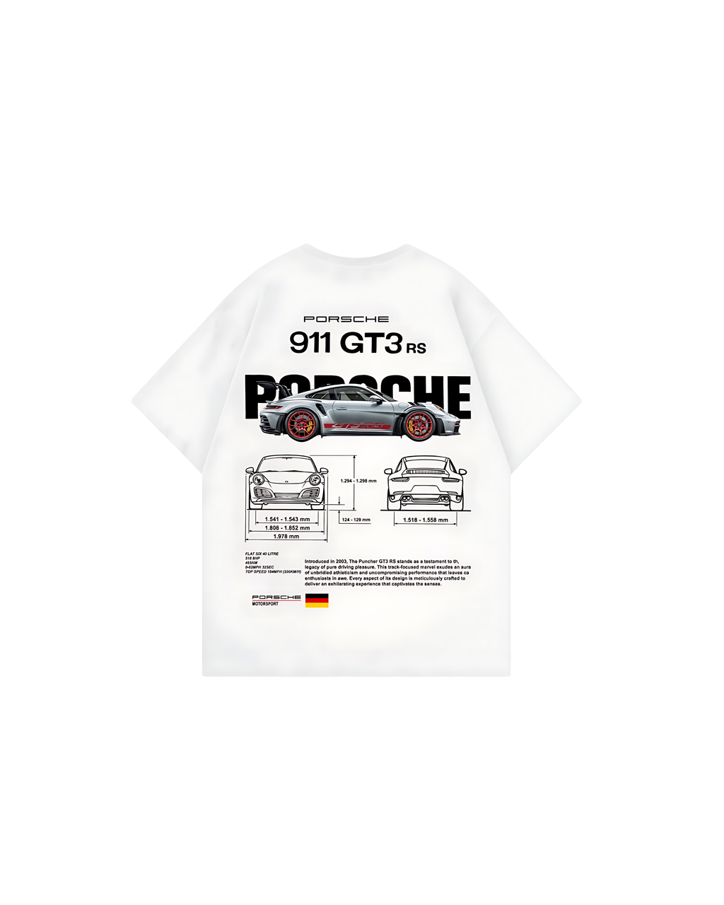 Porsche Oversized T Shirt