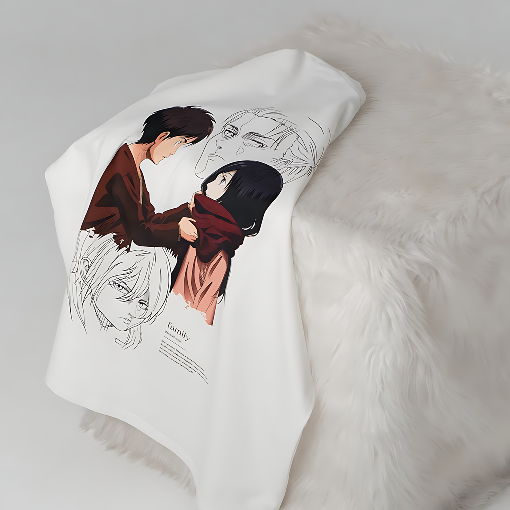 Eren & Mikasa Oversized T Shirt